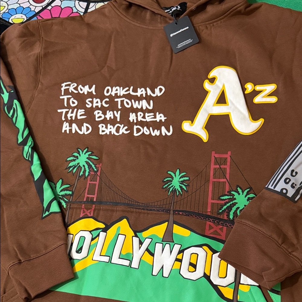 HOMME FEMME CALI TO NYC HOODIE CHOCOLATE - Picture 4 of 15